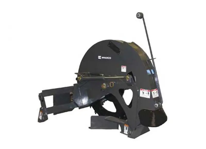 Paladin Bradco Rs24 Rock Saw | Depth 18"-24" | Width 2.5"-4" | 22-44 Gpm | For Skid Steers 2