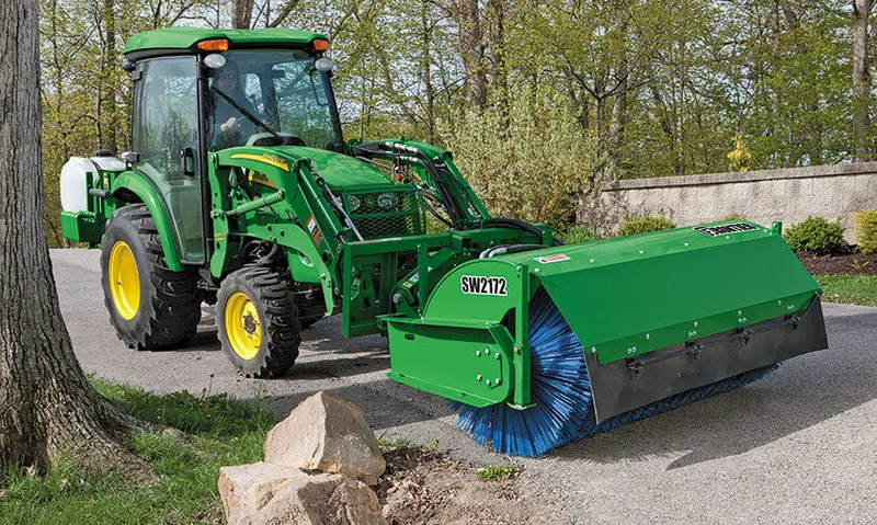 Paladin Broom Front Mounted Hydraulic Sweeper | Working Width 72" | 32" Brush Diameter | Manual 30° Angle | 40–80 Hp | For Tractors 1