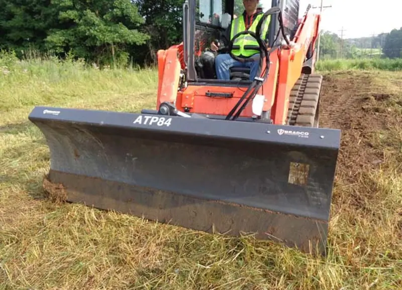 Paladin Dozer Blade Tilt And Angle  | 84" Working Width | 18-22 Gpm | For Skid Steer 1