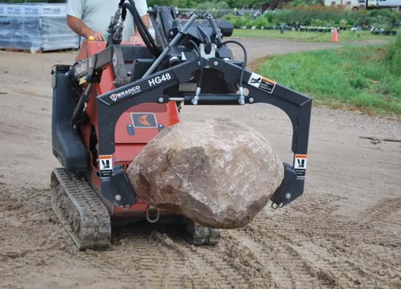 Paladin Hardscape Grapple | 8-15 Gpm | For Mini Skid Steer 1