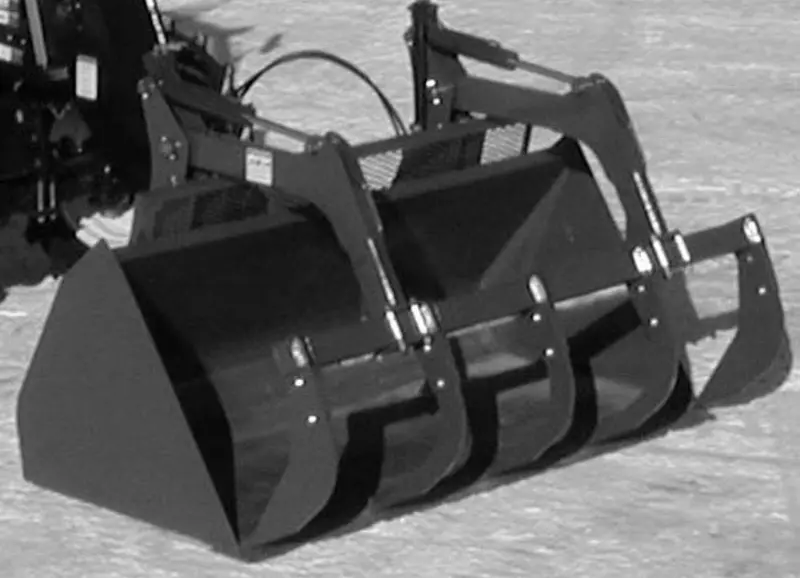 Paladin Heavy Duty Grapple Bucket | Machine Size 7–12 Tons | For Telehandler 1