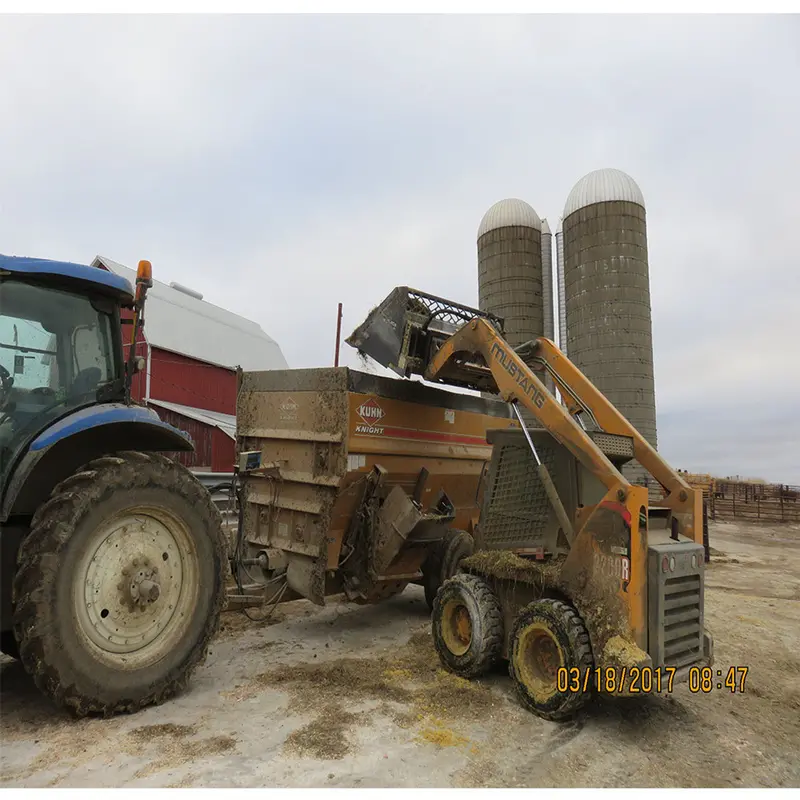 Paladin High Dump Bucket Couplers And Boe | 60"-96" Cutting Width | 15-25 Gpm | For Skid Steer 1