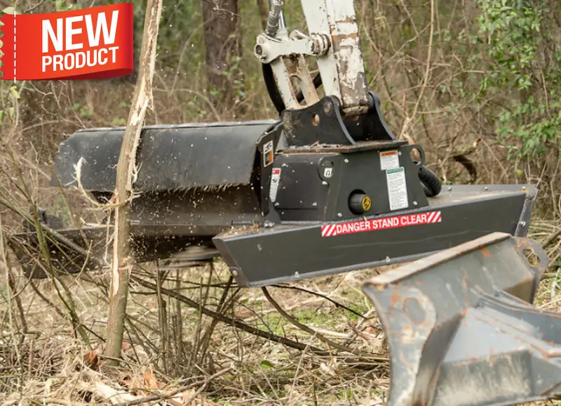Paladin Mx Brush Cutter Hyex | 40″–60″ Cutting Width |  3–16 Ton | For Excavators 1