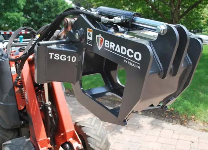Paladin Tree & Shrub Grapple | Width 34" | 8-15 Gpm | For Mini Skid Steer 1
