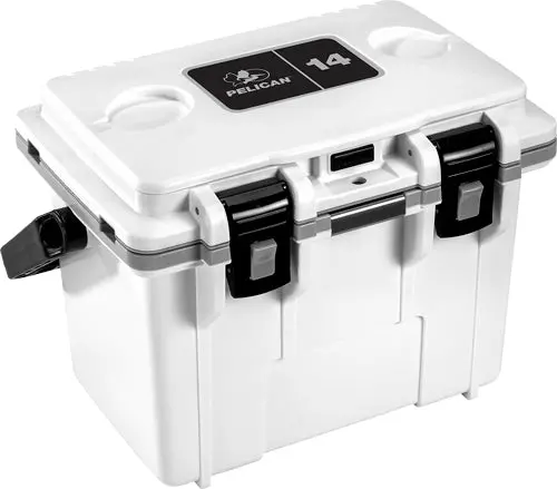 Pelican Coolers Im 14 Quart - White/Gray W/Dry Storage 1