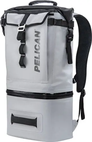 Pelican Soft Cooler Backpack - Compression Molded Grey 1