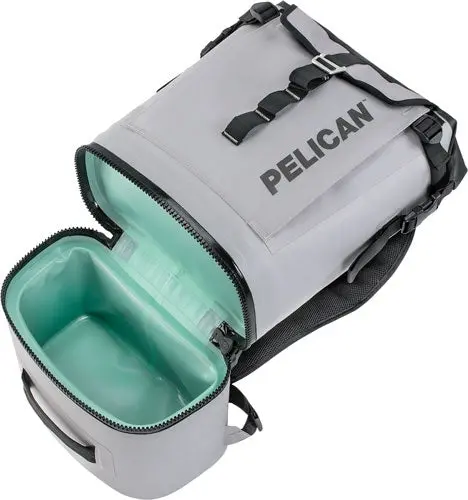 Pelican Soft Cooler Backpack - Compression Molded Grey 2