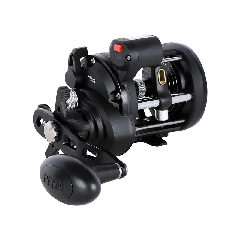 Penn Rvlii20lwlc Rival Ii 20 Level Wind Conventional Reel W/Line Counter [1639140] 1