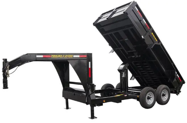 Pequea Dump Trailer 10,000 Lbs Gvwr Gooseneck | 12' Bed Length | Heavy Duty Construction 1