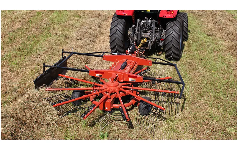 Pequea Hay Rake Rotary Rake | 10' 8" - 13' Working Width | 40 Hp | For Tractor 1