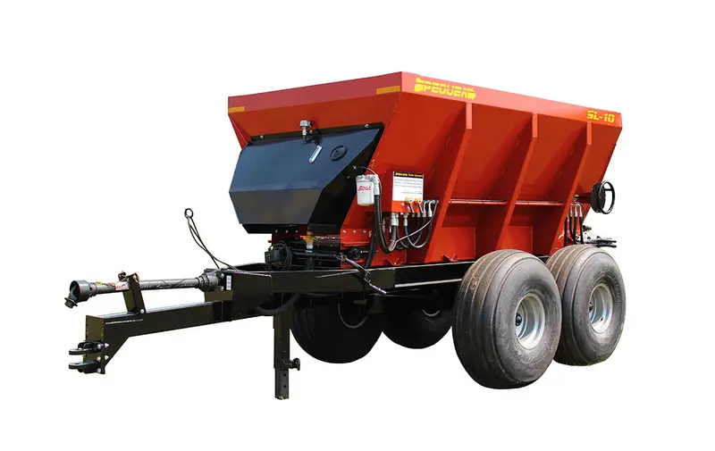 Pequea Sl10/(830258) Steel Sl10 Lime Spreader With 21.5L X 16.1 X 10-Ply Tires | At Least 100-150 Hp | For Tractor 1
