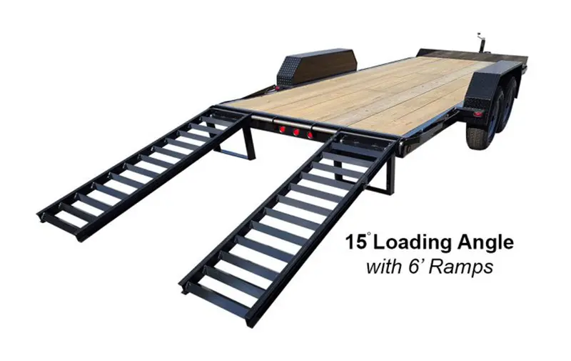 Pequea Tr1018/66S Equipment Trailer | 10,000 Lbs Gvwr | 18' Bed Length 1