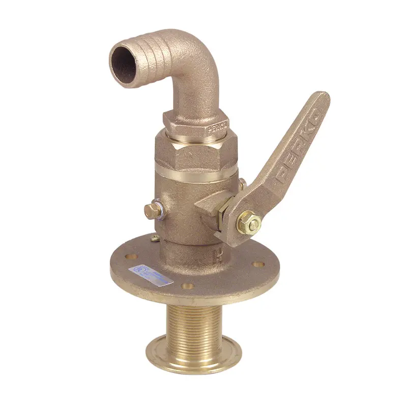 Perko 1-1/2" Seacock W/Curved Tail Piece [0834008Plb] 1