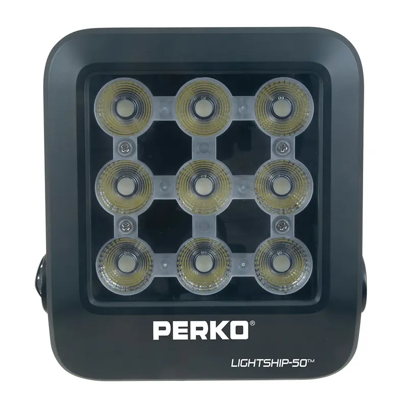 Perko Lightship 50 Led High Performance Floodlight - 12/24V - Black [1643050F0b] 1