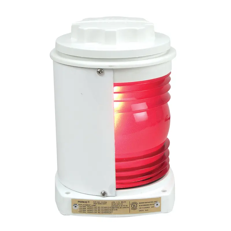 Perko White Plastic Red Side Light [1127Ra0wht] 1