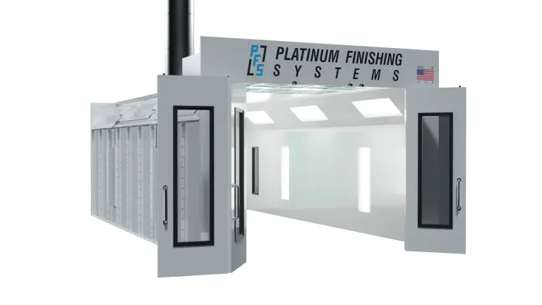 Platinum Finishing Paint Booth Systems Gold Edition Semi Down Draft Paint Booth 1