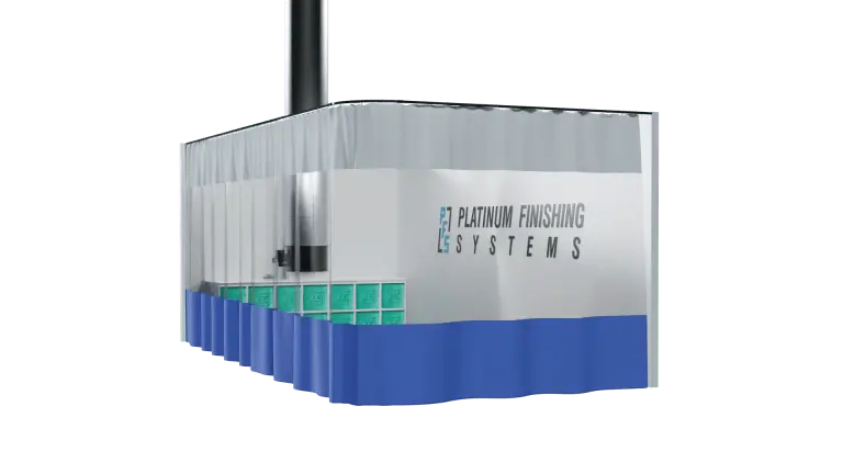 Platinum Finishing Paint Booth Systems Industrial Size Platinum Edition 2-Sided Limited Finishing Prep Station 1