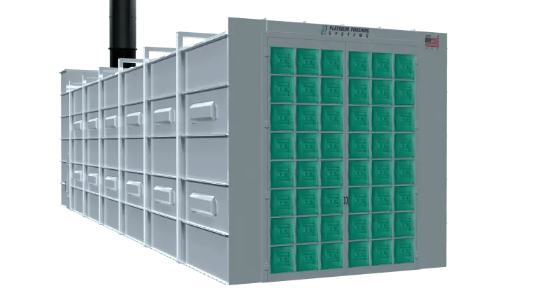 Platinum Finishing Paint Booth Systems Industrial Size Silver Edition Truck Cross Flow Paint Booth 3