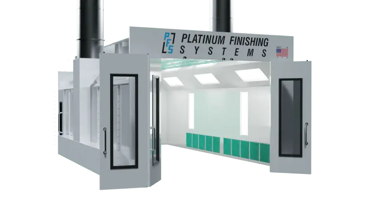 Platinum Finishing Paint Booth Systems Platinum Edition Side Down Draft Paint Booth 1