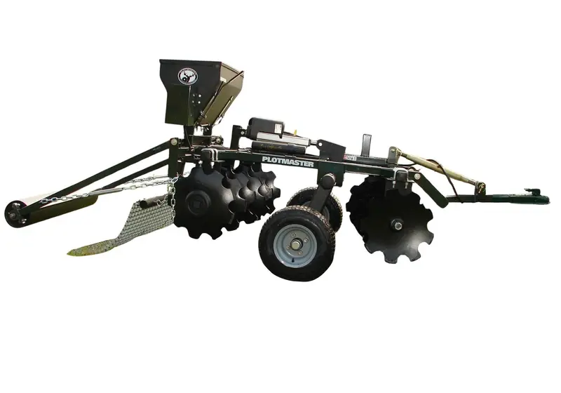 Plotmaster Hunter 400 | With Versa Seeder | Plow, Disc, Seed, Cultipack, Drag | 5-In-1 Food Plot Planter | For Atv/Utvs (500Cc+) & Tractors (<30Hp) 1