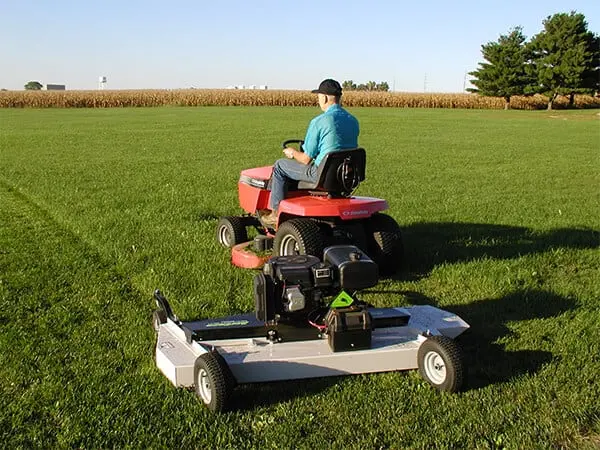 Polaris Ranger Mower | Best Quality 60" Finish Cut Mowers Acrease | Model H60b | Single Cylinder Electric Start Engine | Pull Type | Horsepower 19 Hp | For Atv, Utv & Small Tractor 1
