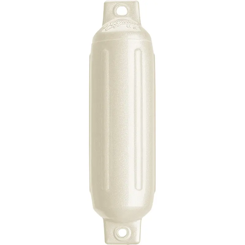 Polyform G-1 Twin Eye Fender 3.5" X 12.8" - Metallic White [G-1 Metallic White] 1
