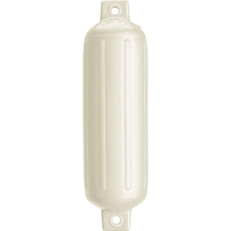 Polyform G-4 Twin Eye Fender 6.5" X 22" - Metallic White [G-4 Metallic White] 1