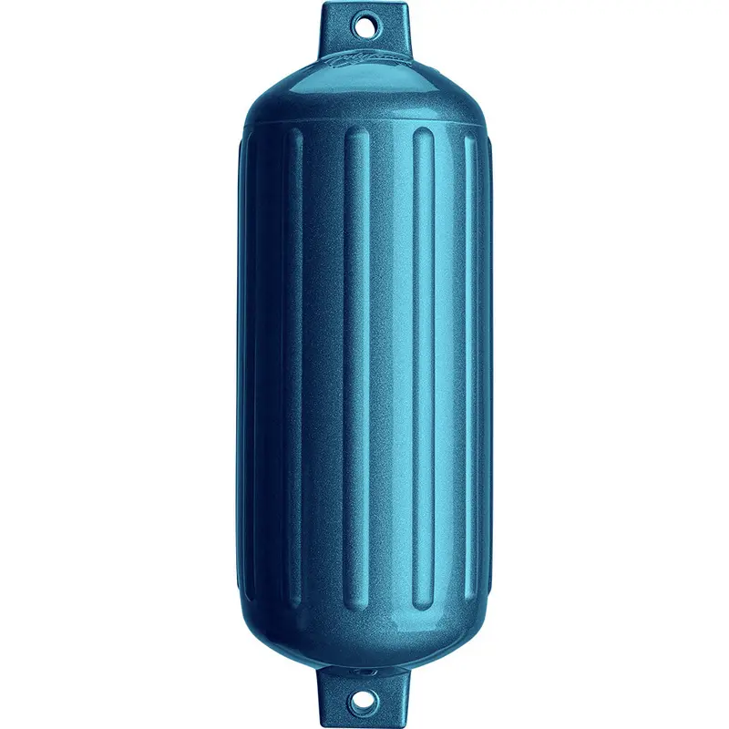 Polyform G-6 Twin Eye Fender 11" X 30" - Metallic Blue [G-6 Metallic Blue] 1