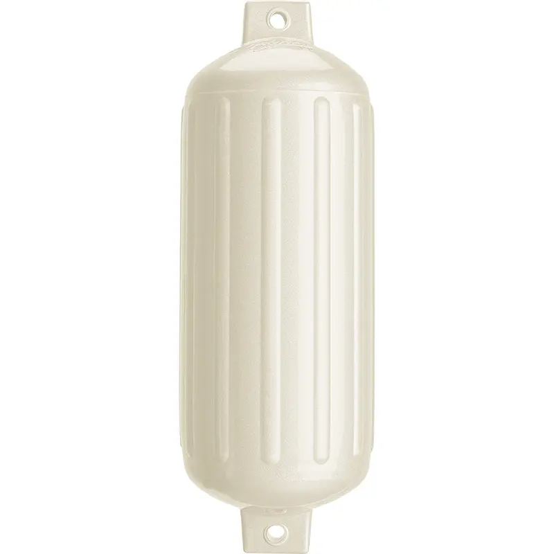 Polyform G-6 Twin Eye Fender 11" X 30" - Metallic White [G-6 Metallic White] 1