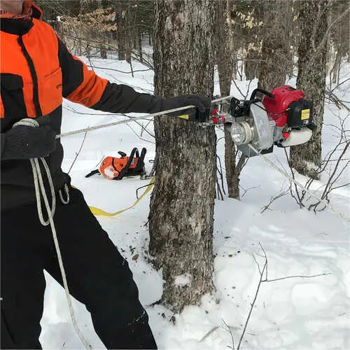 Portable Winch Gx50 Gas-Powered Pulling Winch | Pcw4000 | Pulling Capacity 2,200 Lb Direct / 11,000 Lb W/ Pulley 1