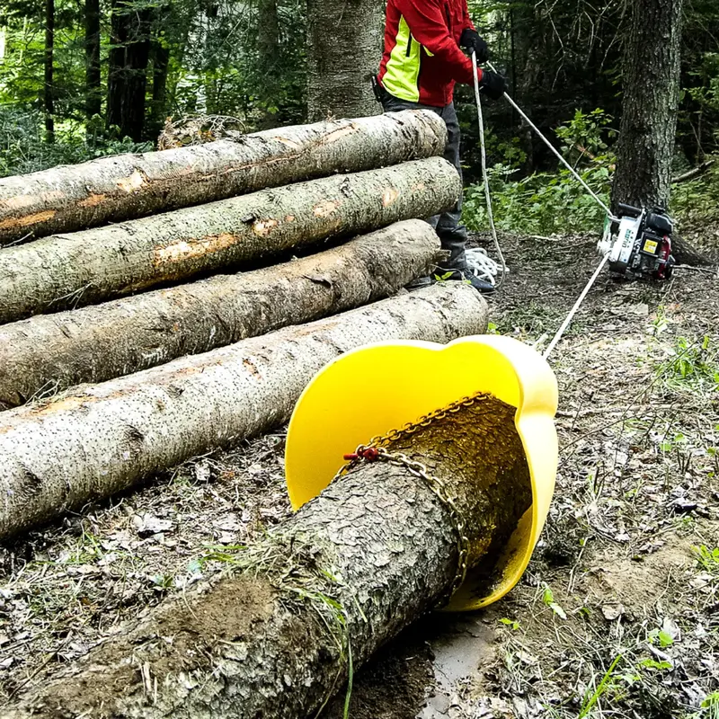 Portable Winch Skidding Cone | Timber Harvesting Tool | Diameter Capacity 20" | Dimensions 26" X 25" 2
