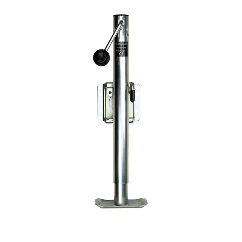 Powerwinch Saltwater Series Jack - 2500Lb, Bolt-On, Flat Plate, Zinc 500+ Hr Salt Spray [21600-J-2500-Bf-Z-R] 1