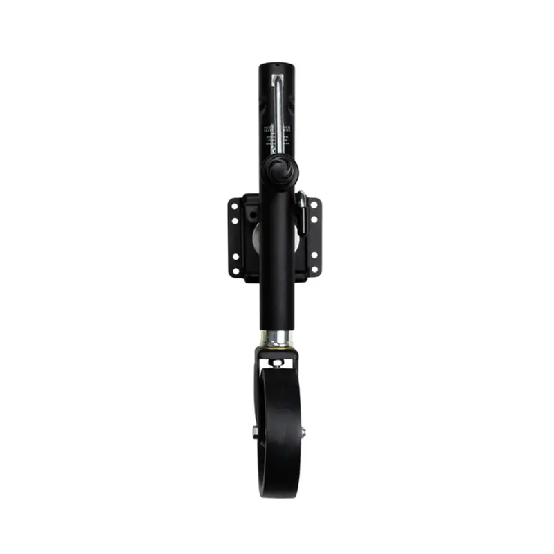 Powerwinch Select Series Jack - 1500Lb, Weld-On, Single Wheel, Carbon Black [21400-J-1500-W1-B-R] 1