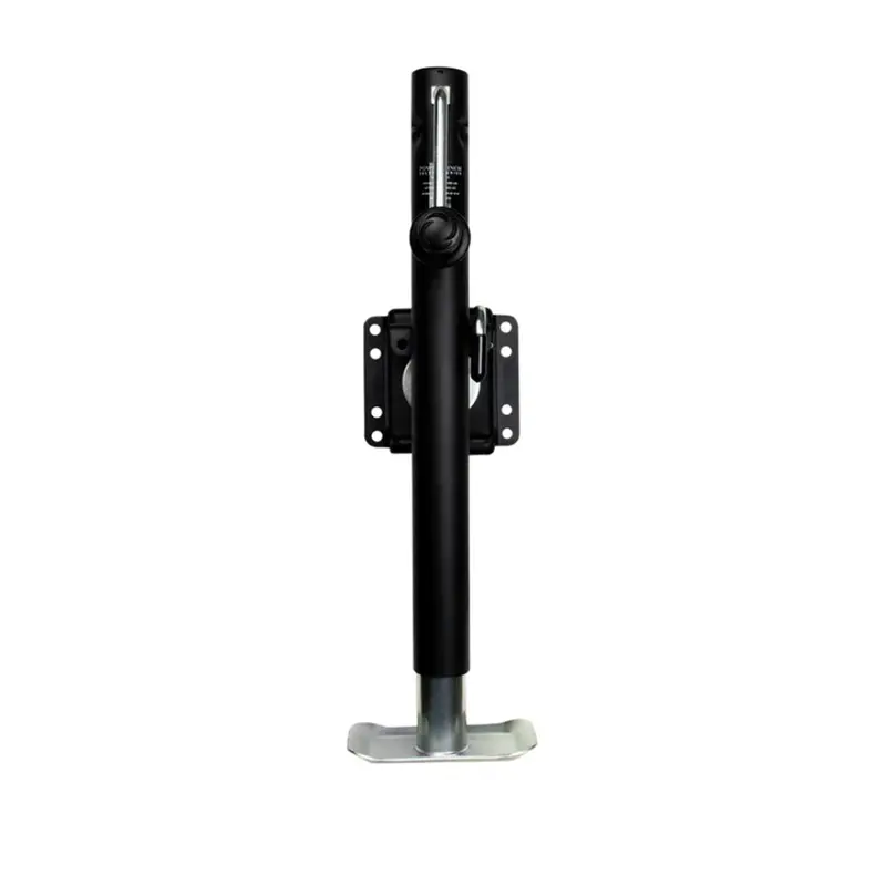 Powerwinch Select Series Jack - 2500Lb, Weld-On, Flat Plate, Carbon Black [21400-J-2500-Wf-B-R] 1