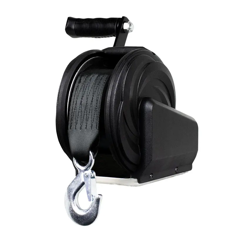 Powerwinch Select Series Winch 1,200Lb, 8" Crank Arm - Carbon Black [21400-W-1200-8-B-R] 1