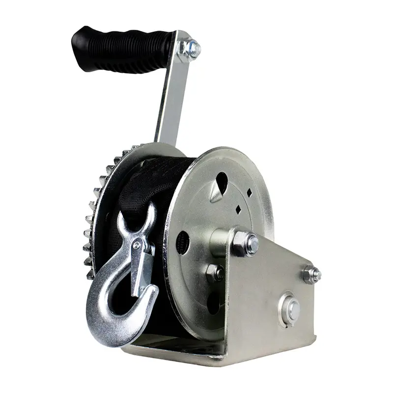 Powerwinch Utility Series Winch 1,600Lb, 6" Crank Arm - Zinc [21500-W-1600-6-Z-R] 1