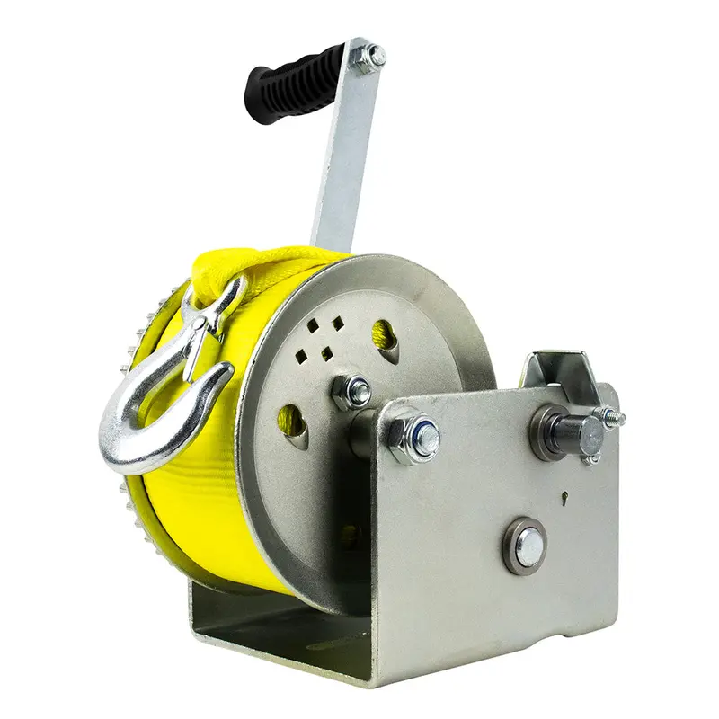 Powerwinch Utility Series Winch 3,200Lb, 2 Speed, 11" Crank Arm - Zinc [21500-W-3200-11-Z-R] 1