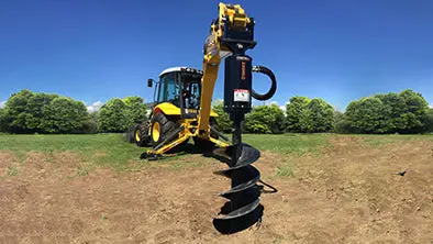 Premier Backhoe Earth Auger Drives | 2-Speed High Flow | Heavy Duty High Flow Types | For Backhoe 1