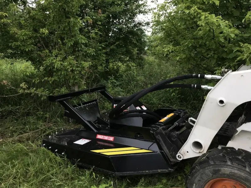 Premier Heavy Duty Industrial Grade Open Front Brush Cutter | Cutting Width 72" & 84" | Ac-Series | For Skid Steers 1