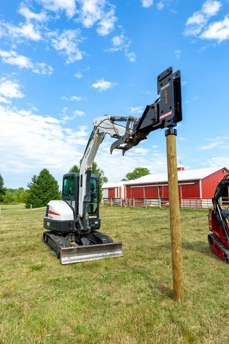 Premier Pd750e Post Driver 7500-15000 Lbs. Machines| 12-20 Gpm | For Mini Excavators 1