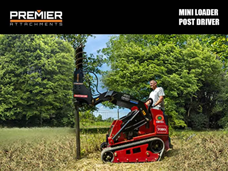 Premier Post Driver | Model Pd500 | Weight 400 Lbs | 10-16 Gpm | For Mini Loader 1