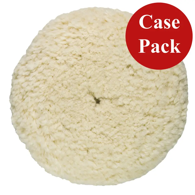Presta Rotary Wool Buffing Pad - White Heavy Cut - *Case Of 12* [810176Case] 1