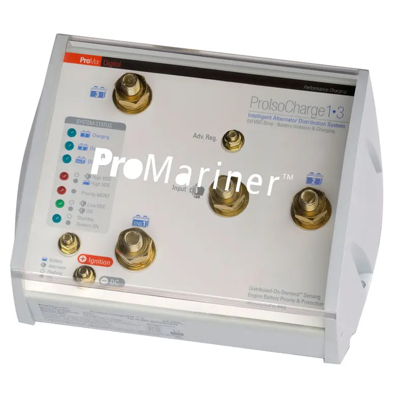 Promariner Proisocharge Battery Isolator 250Amp 1-Alt 3-Bat - 12V [23126] 1