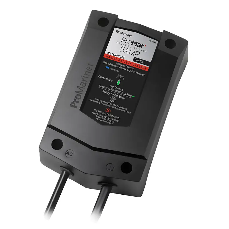 Promariner Promar1 Ds Digital - 5 Amp - 1 Bank Charger [31505] 1