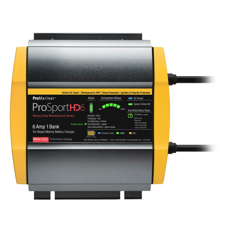 Promariner Prosporthd 6 Global Gen 4 - 6 Amp - 1 Bank Battery Charger [44023] 1