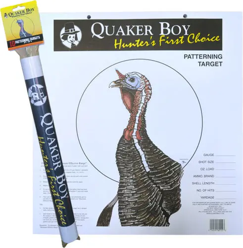 Quaker Boy Paper Target Turkey - 20" X 20" Rolled 10-Pack 1
