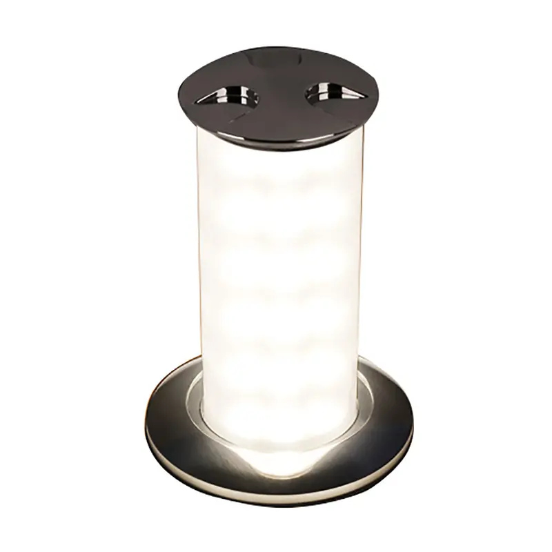 Quick Secret 3W Retractable Lamp W/Automatic Switch Ip66 Mirrored Chrome Finish - Warm White Led [Fasp3562x12cg00] 1