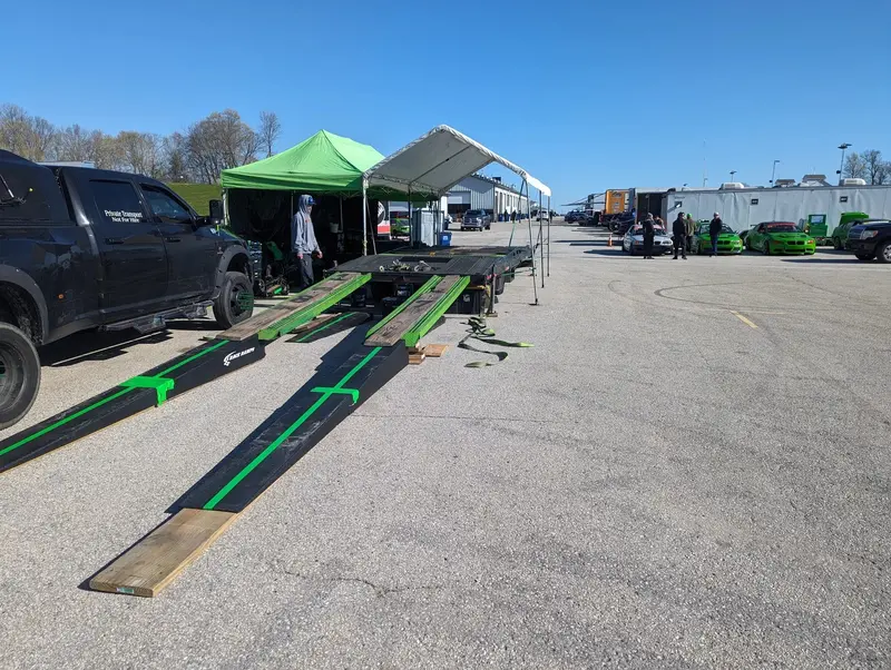 Race Ramps Two-Piece Trailer Ramp | Model Rr-Tr-11-2 | 131" L X 14" W X 11" H | 5.4° Approach Angle | 1,500 Lb Capacity | For Trailer Loading Ramp 1