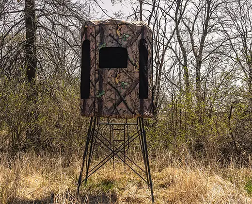 Radix Hunting | Monarch 2.0 Elevated Blind System | 60" X 60" X 85" | 6' Steel Tower | Premium Soft-Shell Hunting Blind | For Deer, Turkey & Big Game Hunters 1