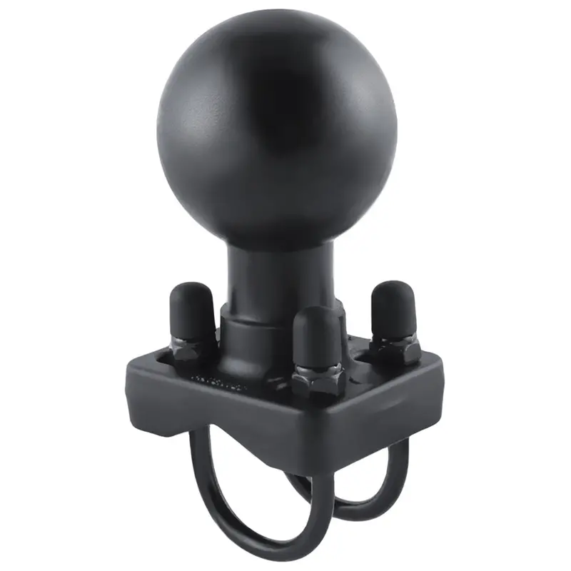 Ram Mount Double U-Bolt Base W/D Size 2.25" Ball For Rails From 1" To 1.25" In Diameter [Ram-D-235U] 1